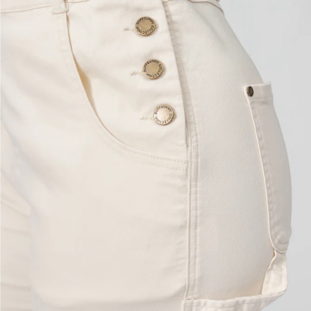 NWOT Buffbunny Over it Alls - Ivory - XS Short - Picture 6 of 12